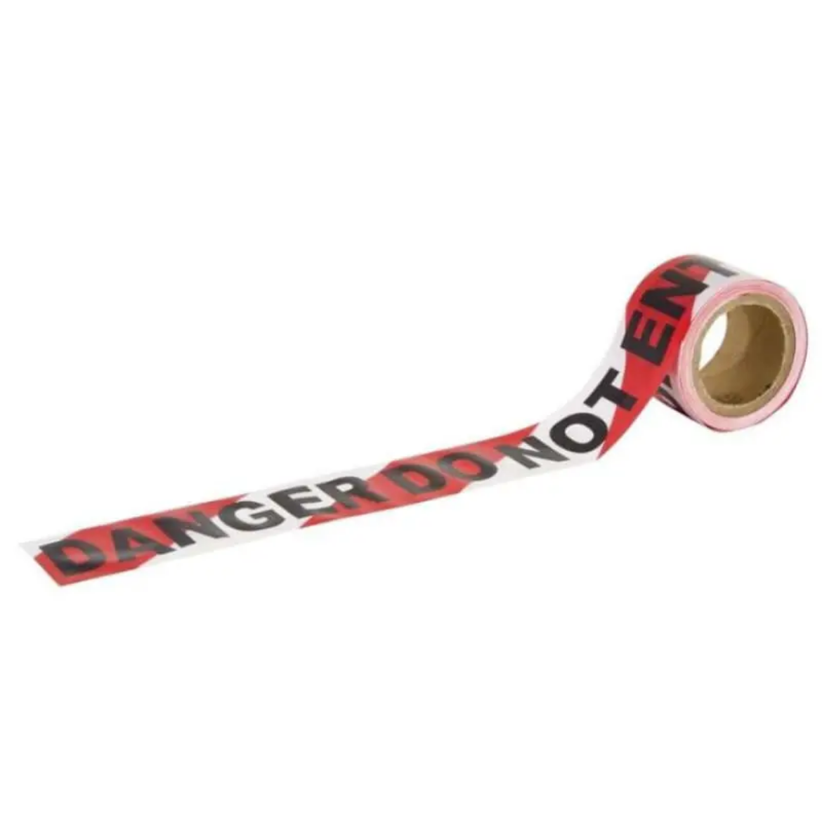 Picture of Frontier Barrier Safety Tape Danger  Red/White/Black - 75mm x 100m